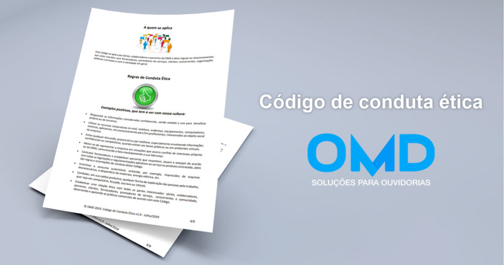 código de conduta OMD