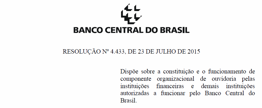 resolução BACEN ouvidoria